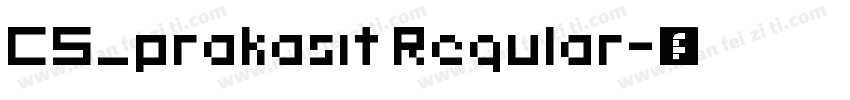 CS_prakasit Regular字体转换